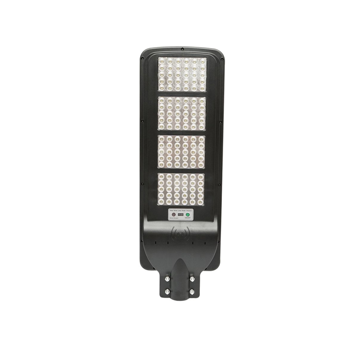 Lampa solara LED iluminat stradal 300W cu panou solar si senzor de miscare cu prindere pe stalp Breckner Germany